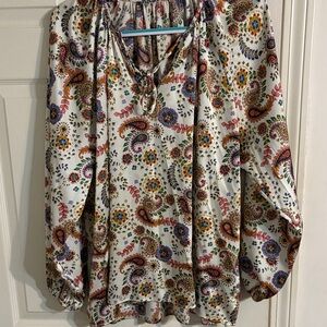Floral Paisley Women's Top